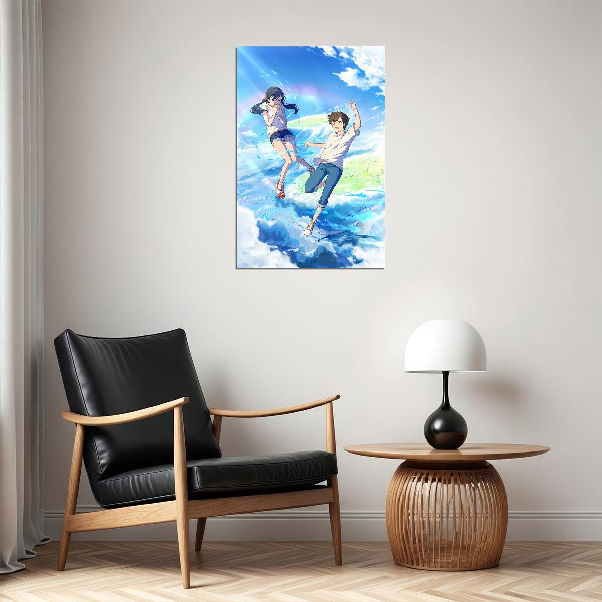 Weathering With You Makoto Shinkai Movie Poster Wall Art Print Home Wall Decor