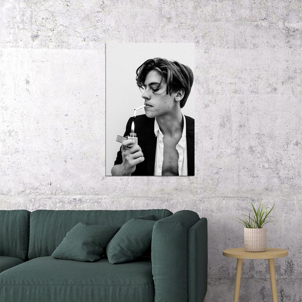 Cole Sprouse Smoking Movie Star Actor Riverdale Poster Wall Art Print Home Wall Decor