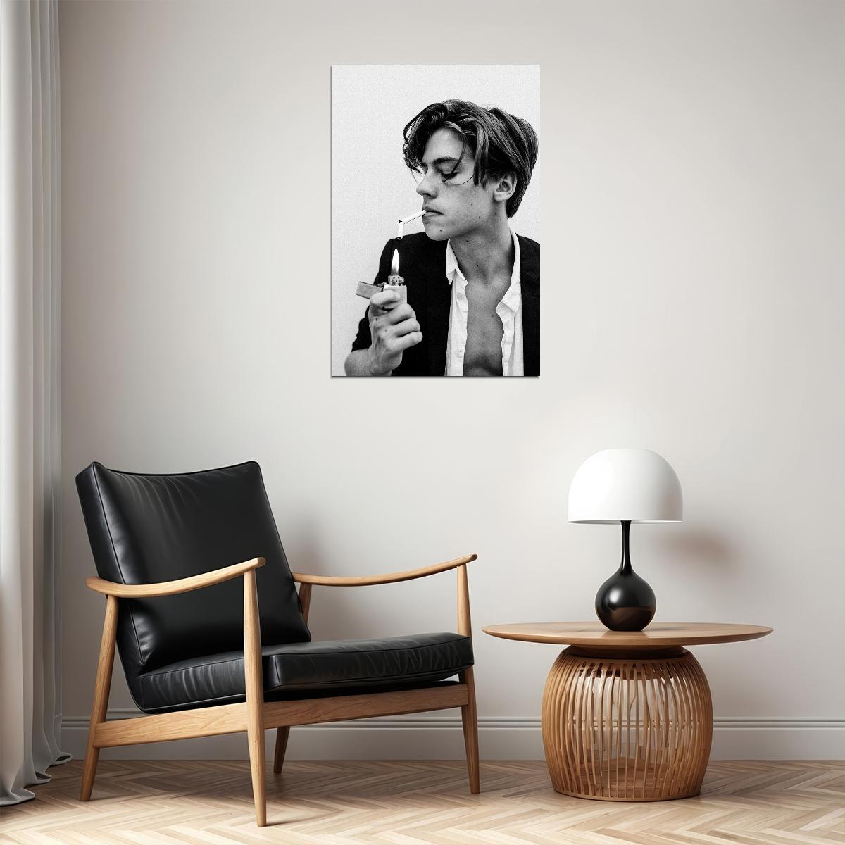 Cole Sprouse Smoking Movie Star Actor Riverdale Poster Wall Art Print Home Wall Decor