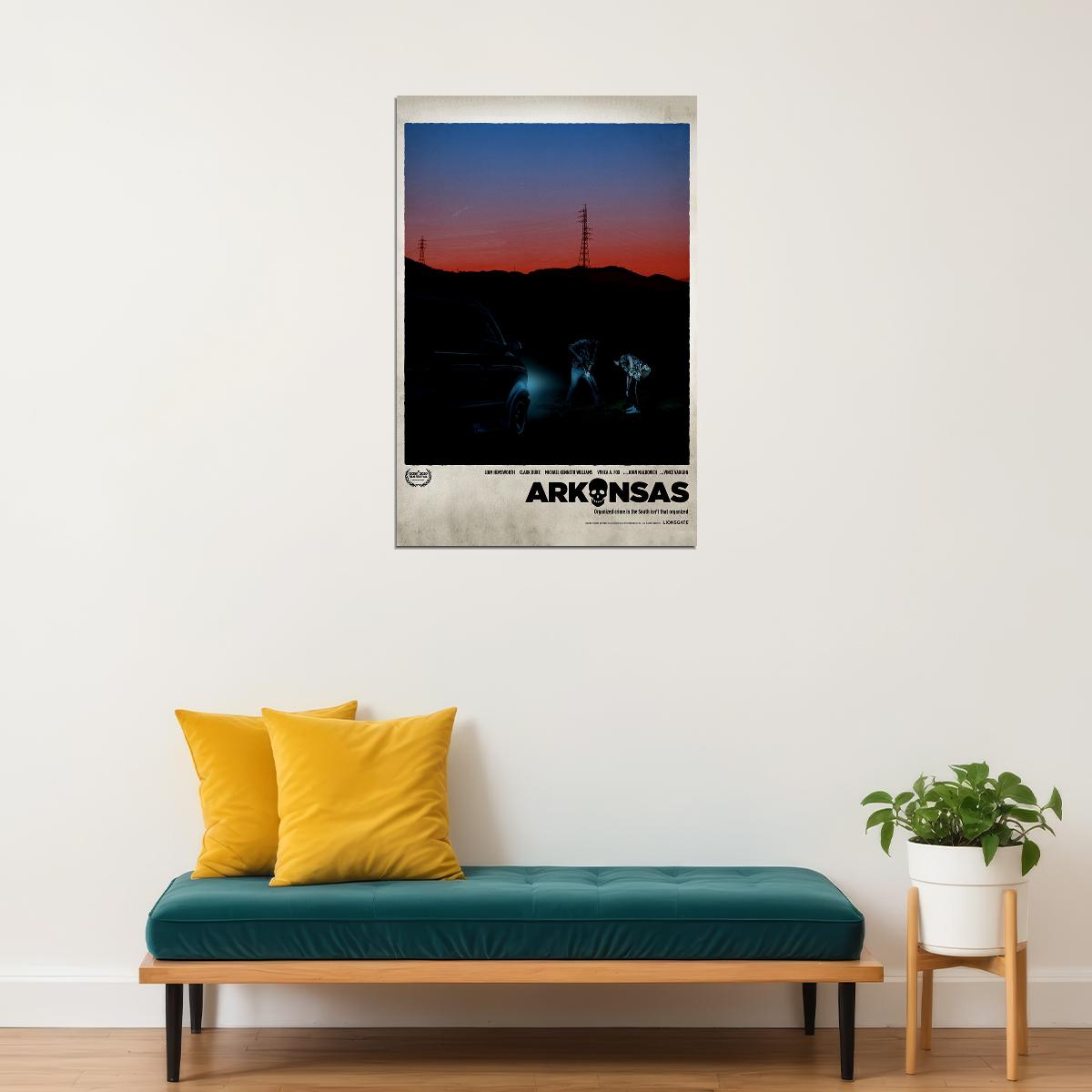Arkansas 2020 Movie Crime Thrtiller Poster Wall Art Print Home Wall Decor - xonomax
