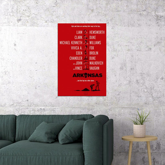 Arkansas Movie 2020 Crime Thrtiller Poster Wall Art Print Home Wall Decor - xonomax