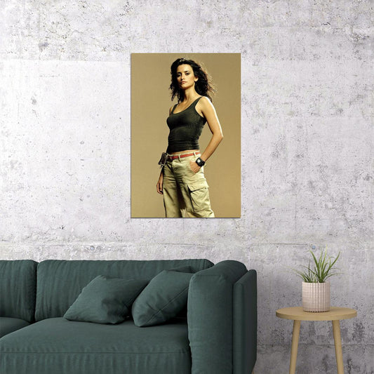 Penelope Cruz Spanish Model And Actor Poster Wall Art Print Home Wall Decor - xonomax
