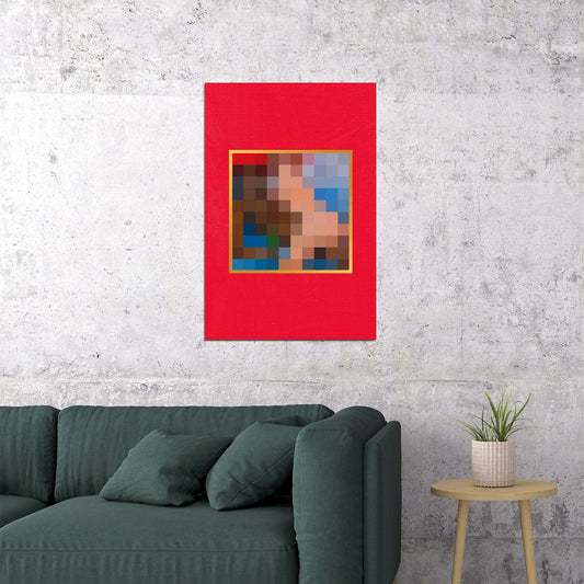 My Beautiful Dark Twisted Kanye West Album Singer Poster Wall Art Print Home Wall Decor - xonomax
