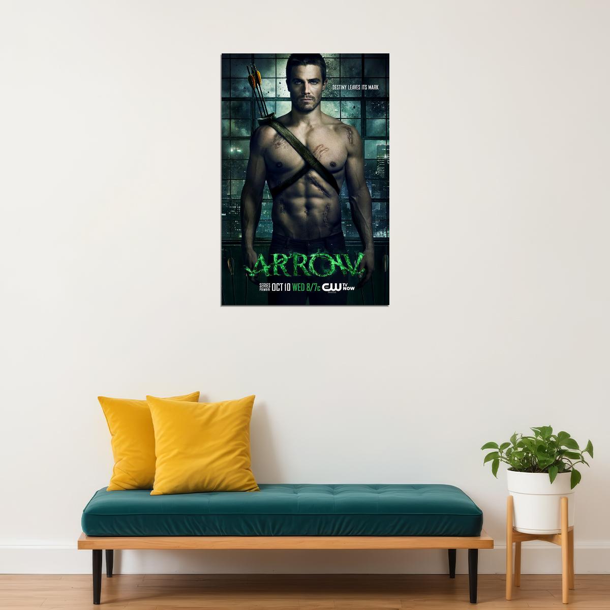 Hot Green Arrow Action Adventure Picture Poster Wall Art Print Home Wall Decor