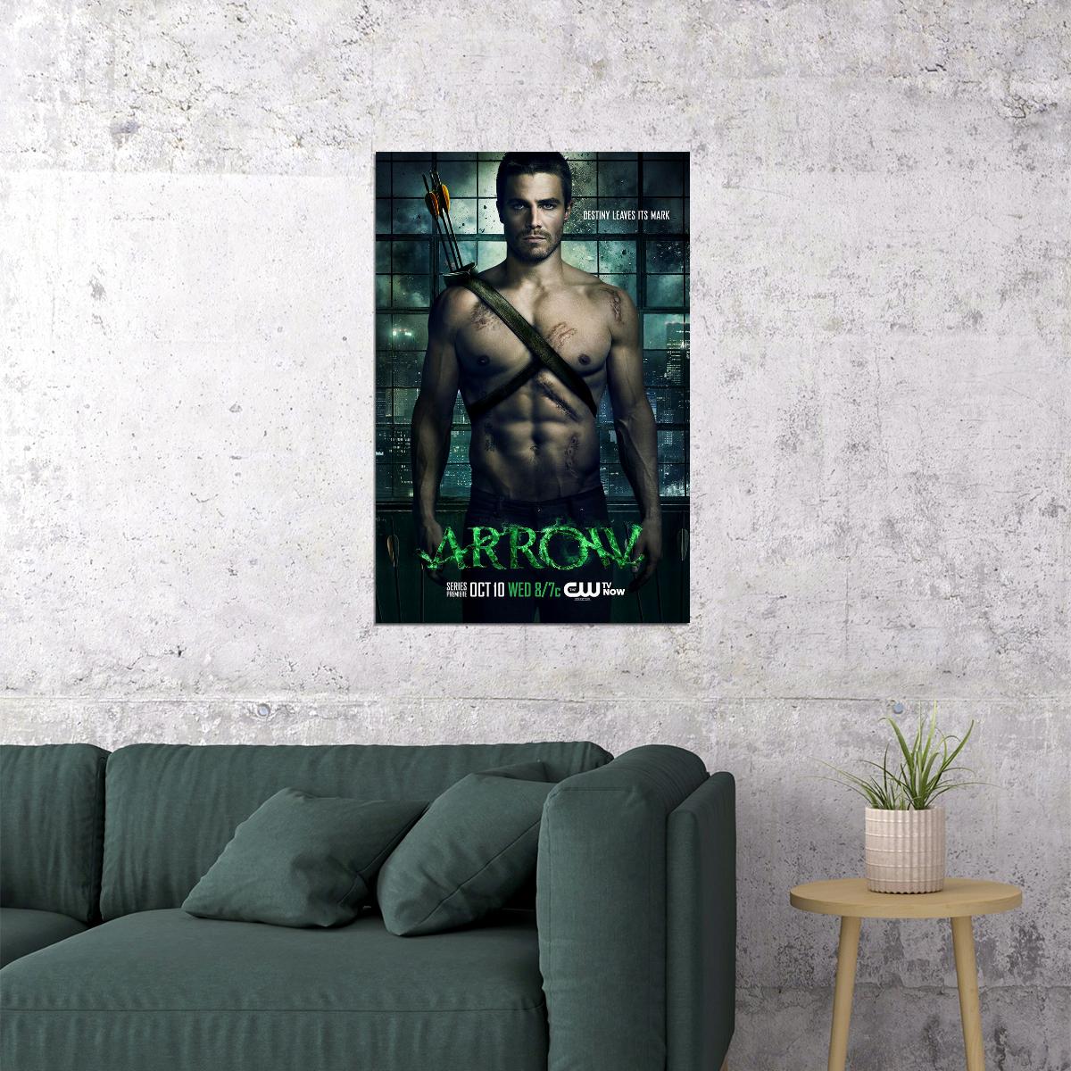 Hot Green Arrow Action Adventure Picture Poster Wall Art Print Home Wall Decor