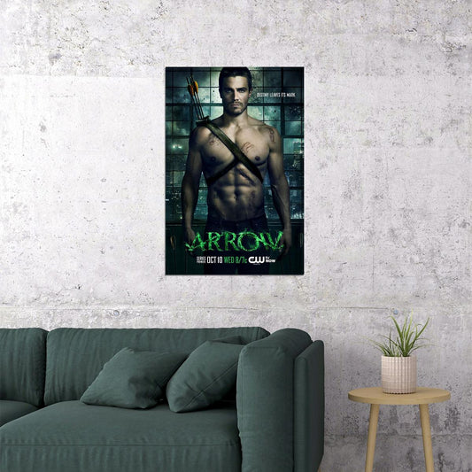 Hot Green Arrow Action Adventure Picture Poster Wall Art Print Home Wall Decor - xonomax