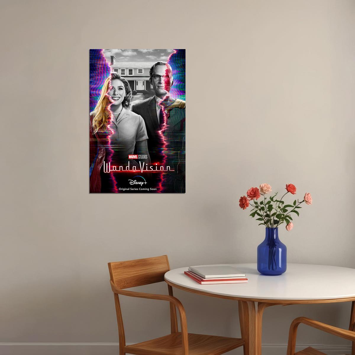 Wanda Vision Tv Series Movie 2021 Comedy Movie Poster Wall Art Print Home Wall Decor - xonomax