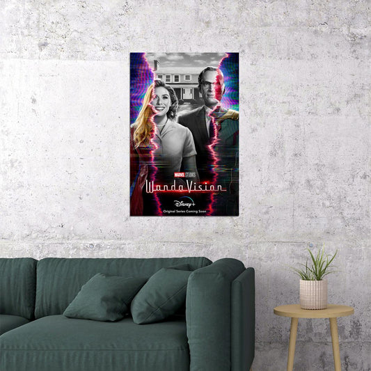 Wanda Vision Tv Series Movie 2021 Comedy Movie Poster Wall Art Print Home Wall Decor - xonomax