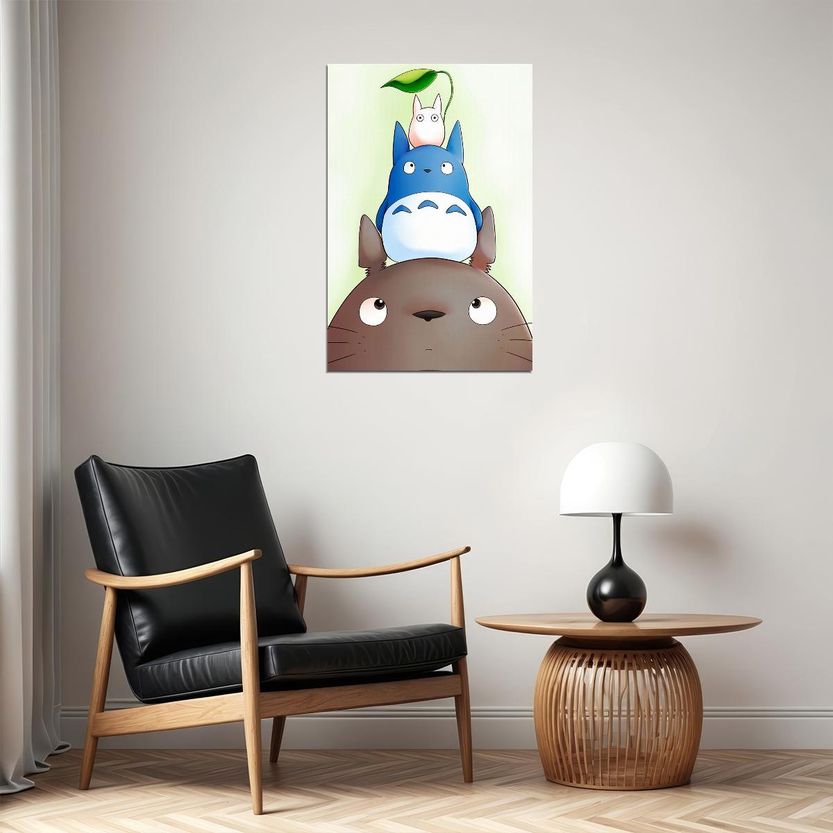 Classic Japan Movie My Neighbour Totoro Animasyon Poster Wall Art Print Home Wall Decor - xonomax