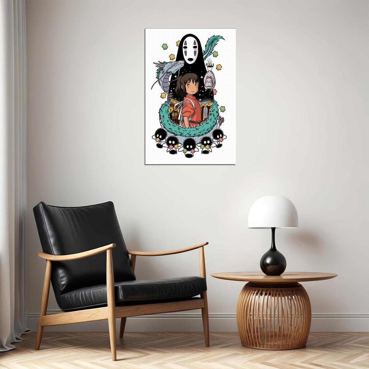 Princess Spirited Away Studio Ghibli Anime Japan Poster Wall Art Print Home Wall Decor - xonomax