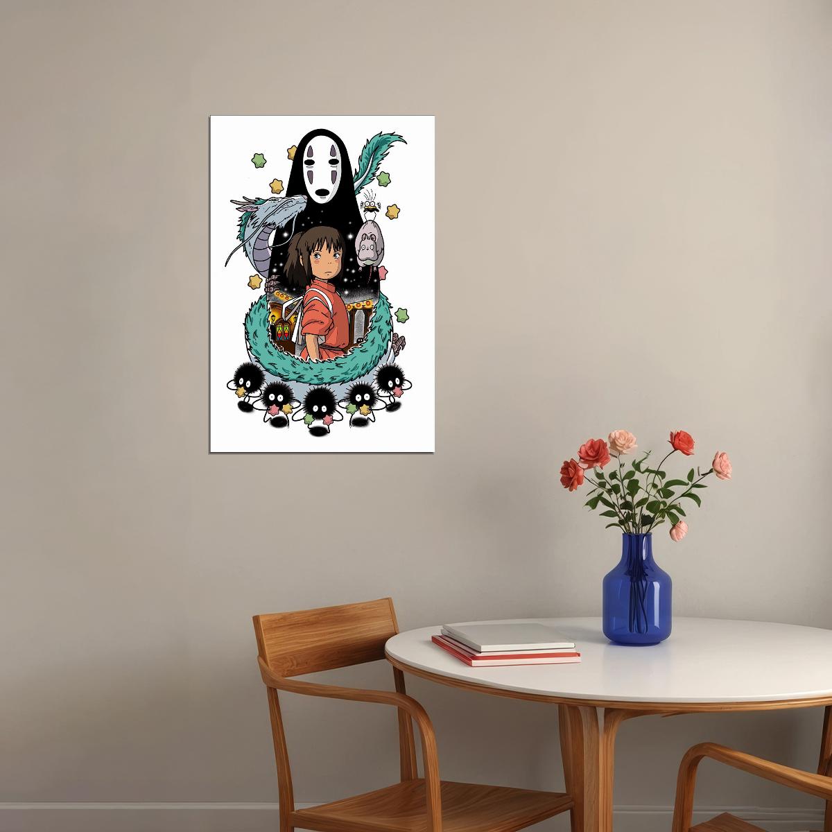 Princess Spirited Away Studio Ghibli Anime Japan Poster Wall Art Print Home Wall Decor - xonomax