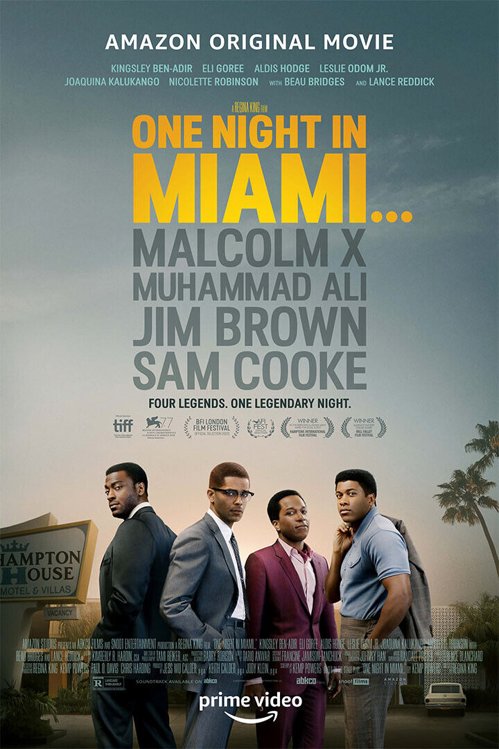 One Night In Miami 2021 Movie Drama Action Poster Wall Art Print Home Wall Decor - xonomax