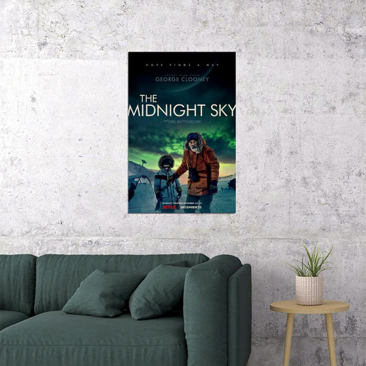 The Midnight Sky Movie 2021 Science Fiction Dram Poster Wall Art Print Home Wall Decor - xonomax