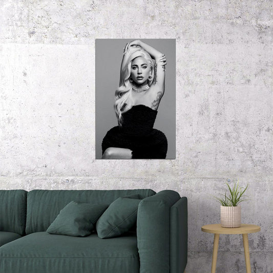 Lady Gaga Rap Music Singer Star Songwriter Poster Wall Art Print Home Wall Decor - xonomax