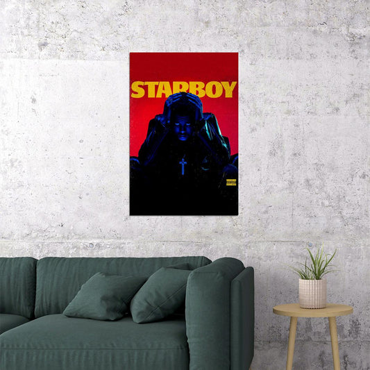 The Weeknd Starboy Hip Hop Rap Music Musician Poster Wall Art Print Home Wall Decor - xonomax