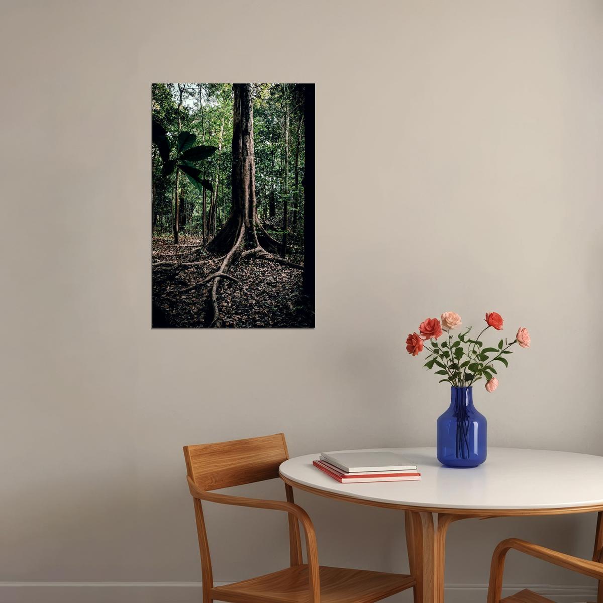 Rainforest Trees Nature Tropical Forests Poster Wall Art Print Home Wall Decor - xonomax