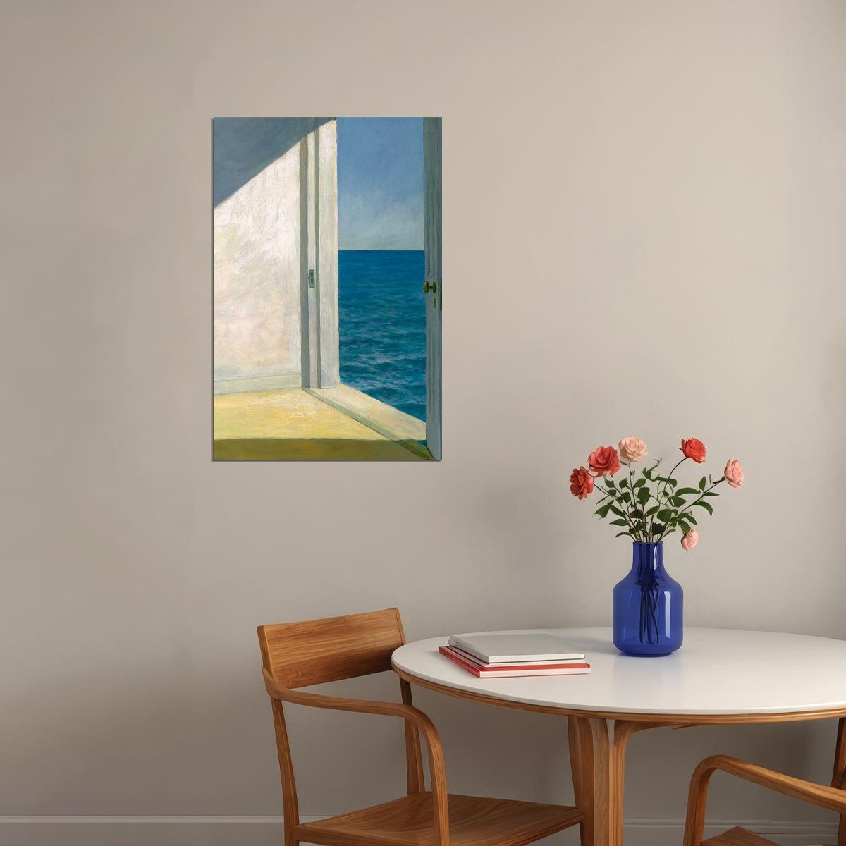 Edward Hopper Rooms By The Sea Oil Poster Wall Art Print Home Wall Decor - xonomax