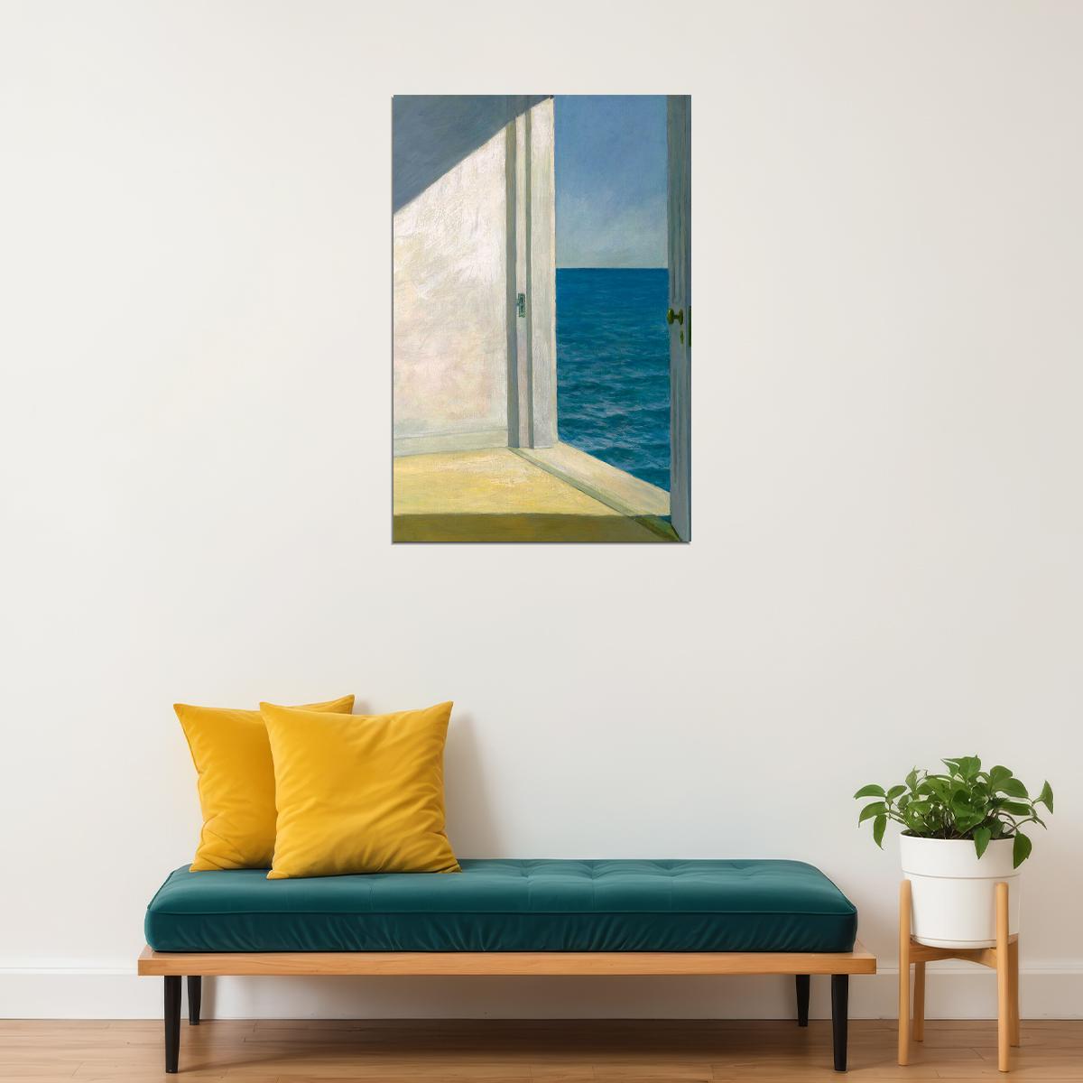 Edward Hopper Rooms By The Sea Oil Poster Wall Art Print Home Wall Decor - xonomax