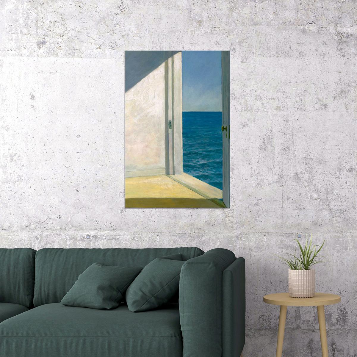 Edward Hopper Rooms By The Sea Oil Poster Wall Art Print Home Wall Decor - xonomax