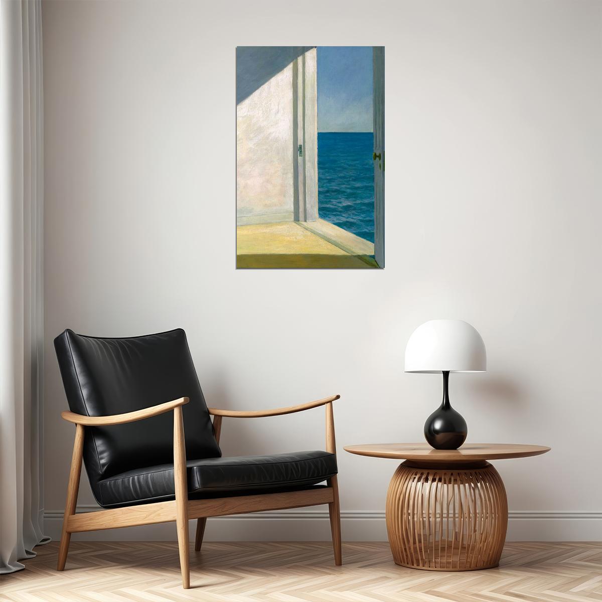 Edward Hopper Rooms By The Sea Oil Poster Wall Art Print Home Wall Decor - xonomax