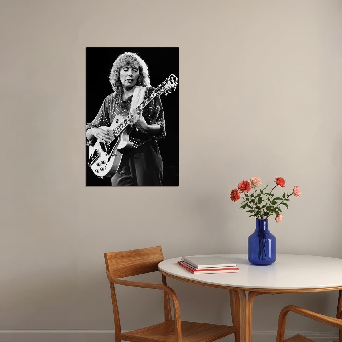 Joni Mitchell Performing Songwriter Singer Poster Wall Art Print Home Wall Decor