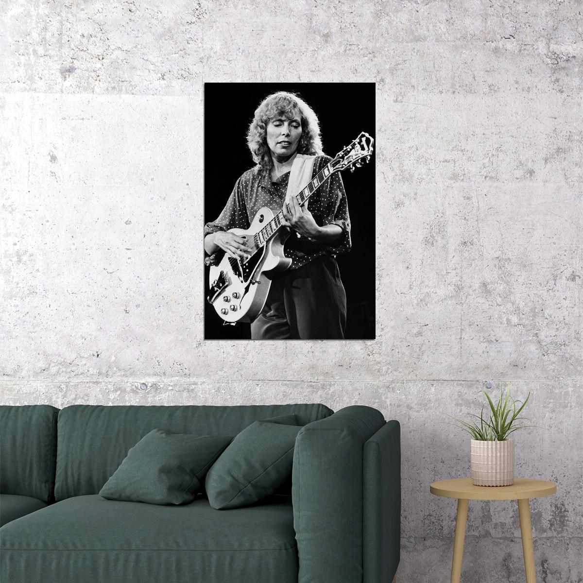 Joni Mitchell Performing Songwriter Singer Poster Wall Art Print Home Wall Decor