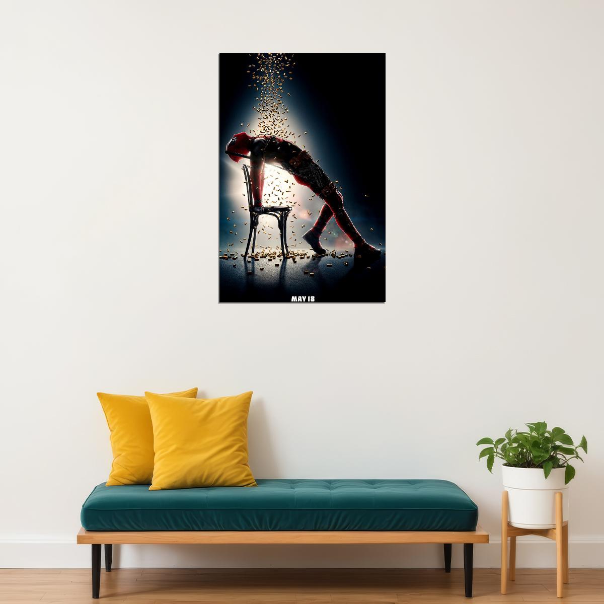 Deadpool 2 Movie Adventure Comedy Action Poster Wall Art Print Home Wall Decor - xonomax
