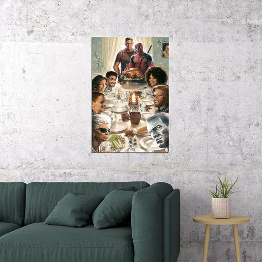 Deadpool 2 Movie Comedy Action Adventure Poster Wall Art Print Home Wall Decor - xonomax