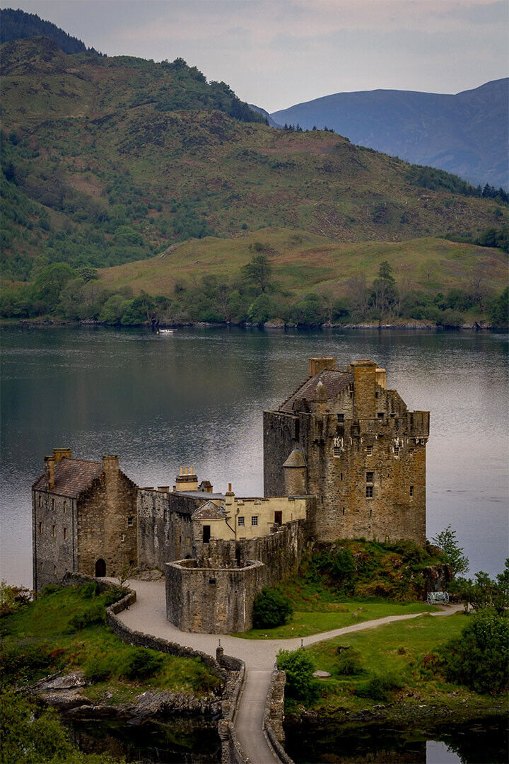 Eilean Donan Castle Loch Duich Scotland Park Poster Wall Art Print Home Wall Decor - xonomax
