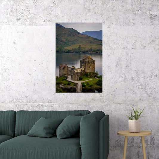 Eilean Donan Castle Loch Duich Scotland Park Poster Wall Art Print Home Wall Decor - xonomax