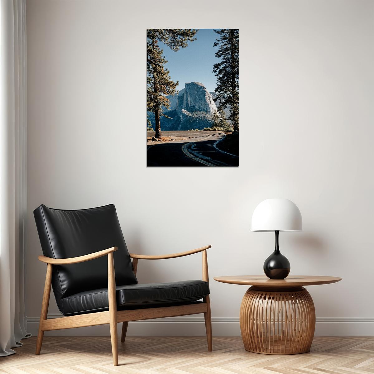 Pine Forest In Yosemite National Park Landscape Poster Wall Art Print Home Wall Decor - xonomax