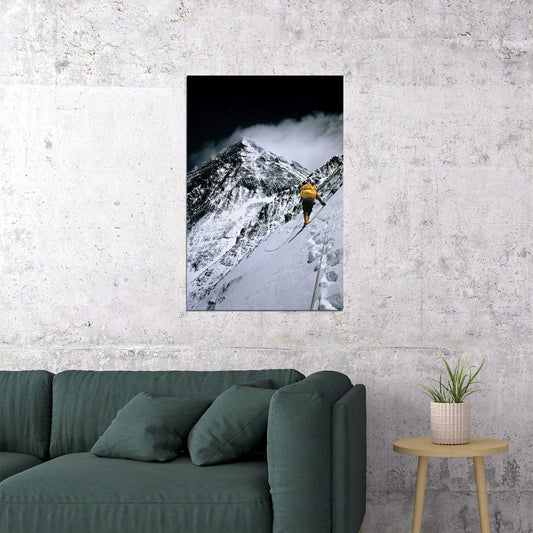 Avalanche On Mount Everest Nature Poster Wall Art Print Home Wall Decor - xonomax