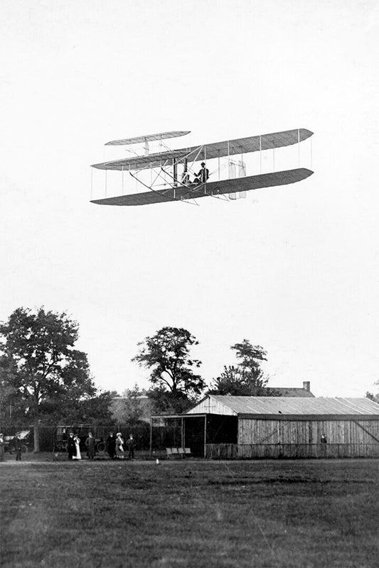 Early Flight Demonstration By Wright Brothers Vintage Poster Wall Art Print Home Wall Decor - xonomax