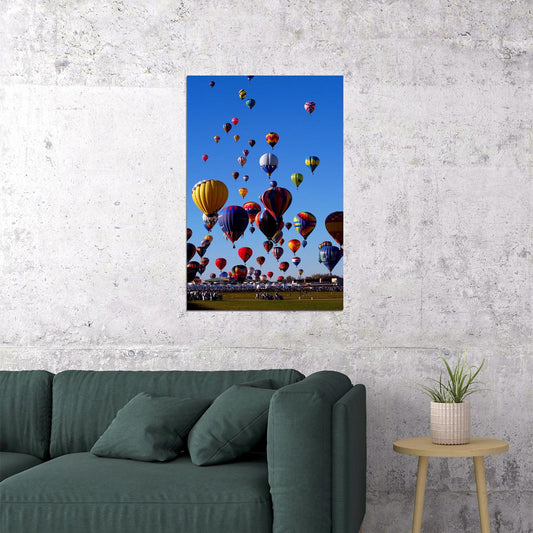 Albuquerque International Balloon Fiesta Poster Wall Art Print Home Wall Decor - xonomax
