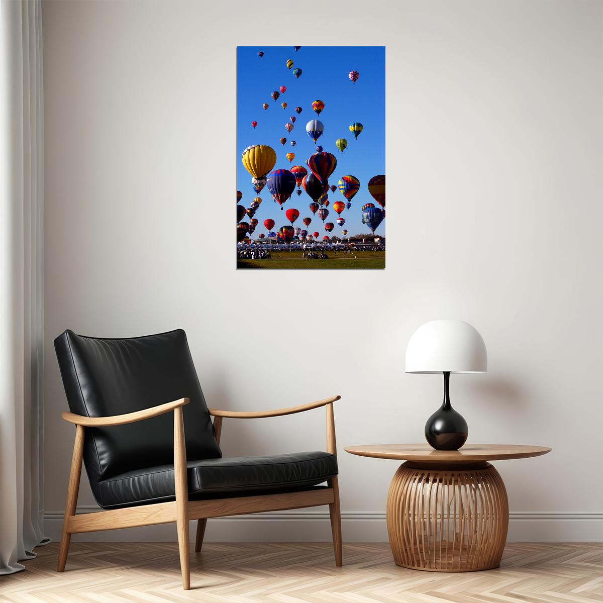 Albuquerque International Balloon Fiesta Poster Wall Art Print Home Wall Decor - xonomax