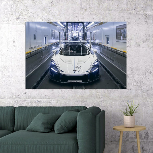 Mclaren Senna Sports Car Racing Car Auto Poster Wall Art Print Home Wall Decor - xonomax