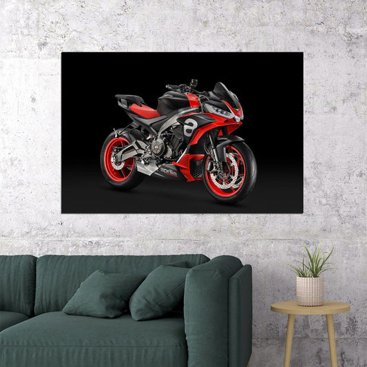 Aprilia Tuono 660 Concept Racing Motorcycle Poster Wall Art Print Home Wall Decor - xonomax