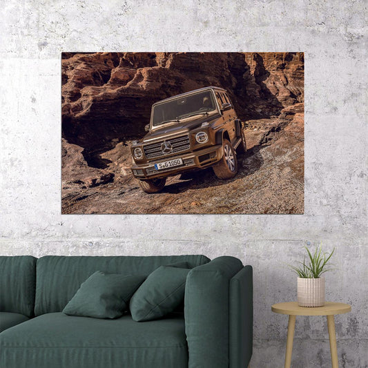 Mercedes Benz G 500 Suv Off Road Luxury Car Poster Wall Art Print Home Wall Decor - xonomax