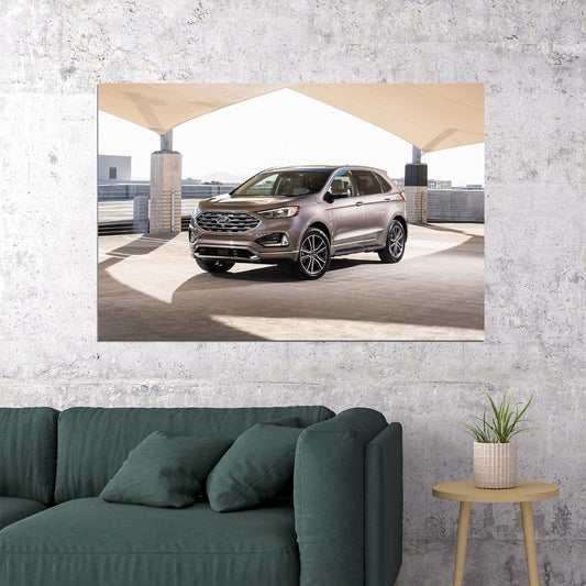Ford Edge Titanium Elite Package Classic Car Poster Wall Art Print Home Wall Decor - xonomax