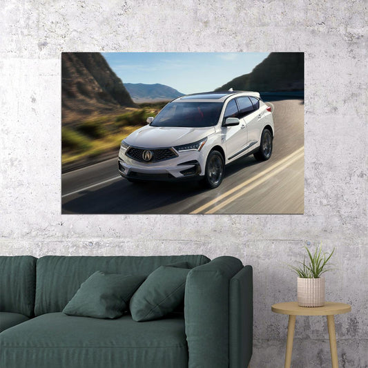 Acura Rdx Suv Sports Car Luxury Car Auto Poster Wall Art Print Home Wall Decor - xonomax
