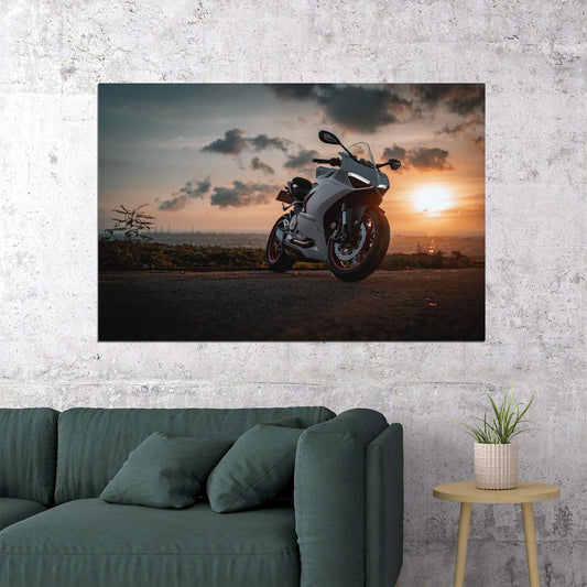 Ducati Racing Motorcycle Expensive Motorcycle Poster Wall Art Print Home Wall Decor - xonomax