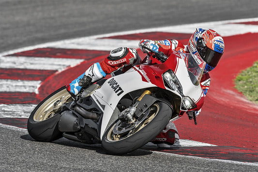 Ducati 1299 Racing Motorcycle Speed Cornering Poster Wall Art Print Home Wall Decor - xonomax