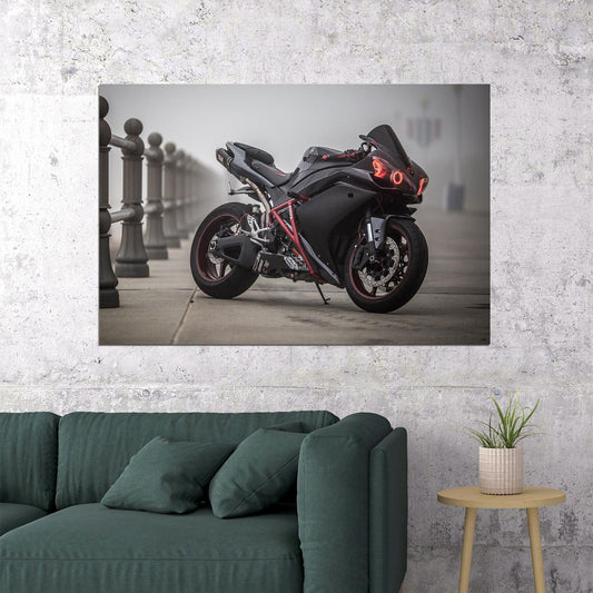 Yamaha R1 Expensive Motorcycle Luxury Bike Poster Wall Art Print Home Wall Decor - xonomax