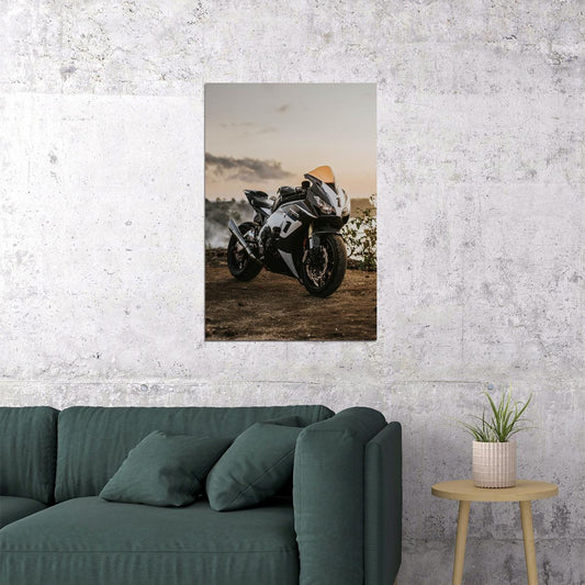 Honda Cbr Fireblade Fast Motorcycle Speed Poster Wall Art Print Home Wall Decor - xonomax