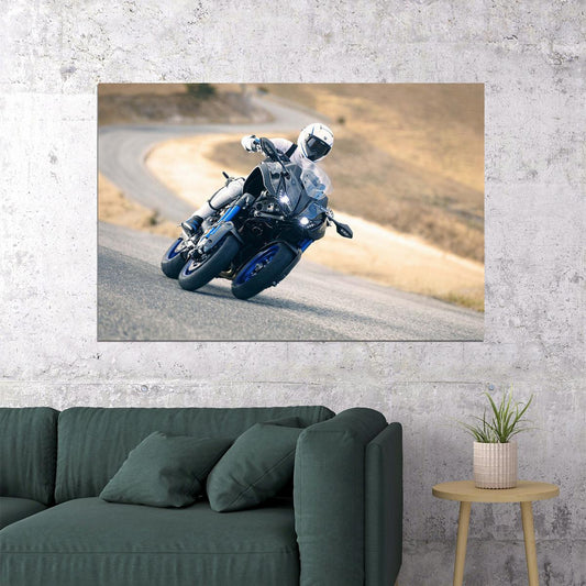 Yamaha Niken Racing Motorcycle Sports Speed Poster Wall Art Print Home Wall Decor - xonomax