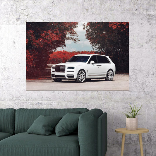 Rolls Royce Cullinan Sports Car Expensive Car Poster Wall Art Print Home Wall Decor - xonomax