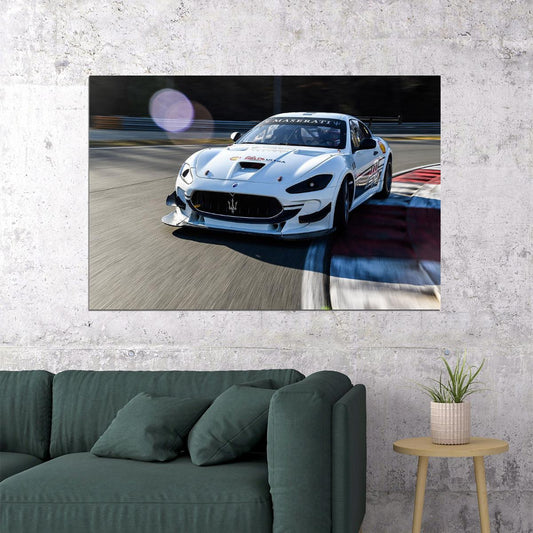 Maserati Granturismo Mc Gt4 Sports Car Desing Poster Wall Art Print Home Wall Decor - xonomax