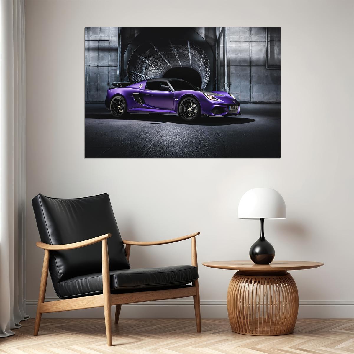 Lotus Exige Sport 350 Sports Car Luxury Car Poster Wall Art Print Home Wall Decor - xonomax