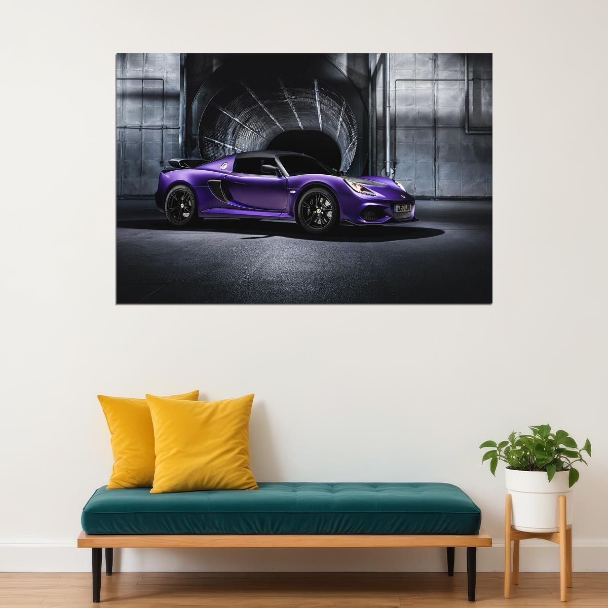 Lotus Exige Sport 350 Sports Car Luxury Car Poster Wall Art Print Home Wall Decor - xonomax