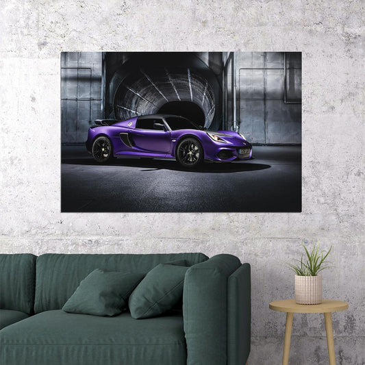 Lotus Exige Sport 350 Sports Car Luxury Car Poster Wall Art Print Home Wall Decor - xonomax